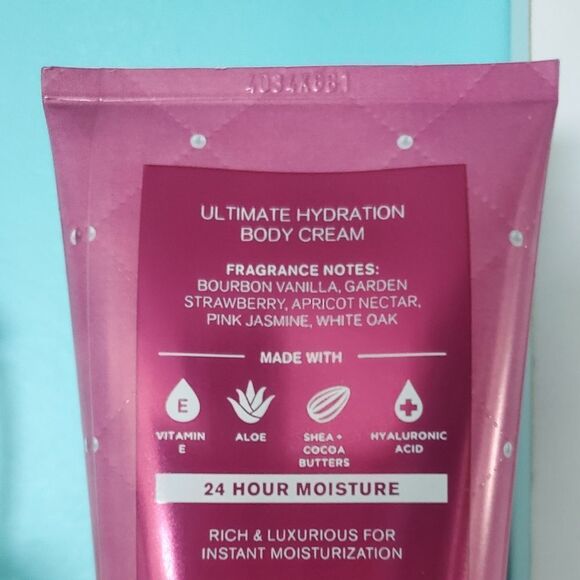 Bath & Body Works Bourbon Strawberry Vanilla Body Cream - Picture 3 of 6